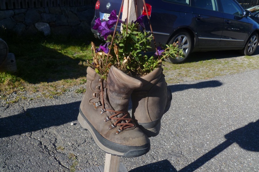 So werden unsere alten Arbeitsschuhe umfunktioniert 