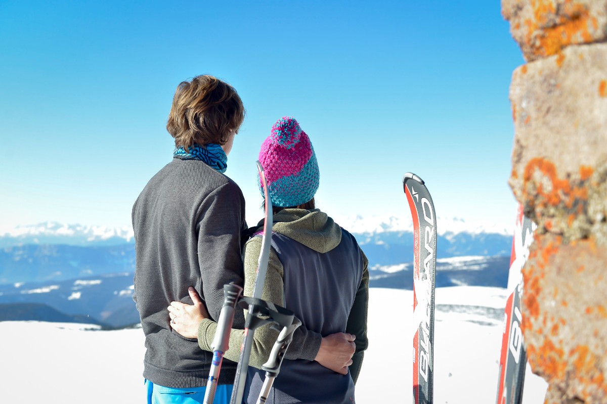 Was für ein Ausblick auf die Dolomiten. 