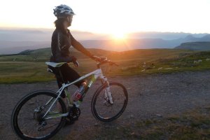 Fahrrad - Mountainbike tour durch Südtirol